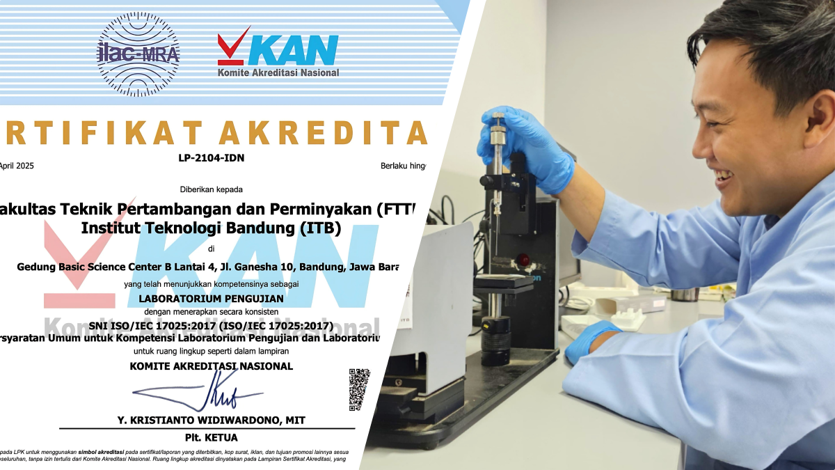 EOR Laboratory ITB accredited by KAN, strengthening quality and credibility in oil and gas testing in Indonesia