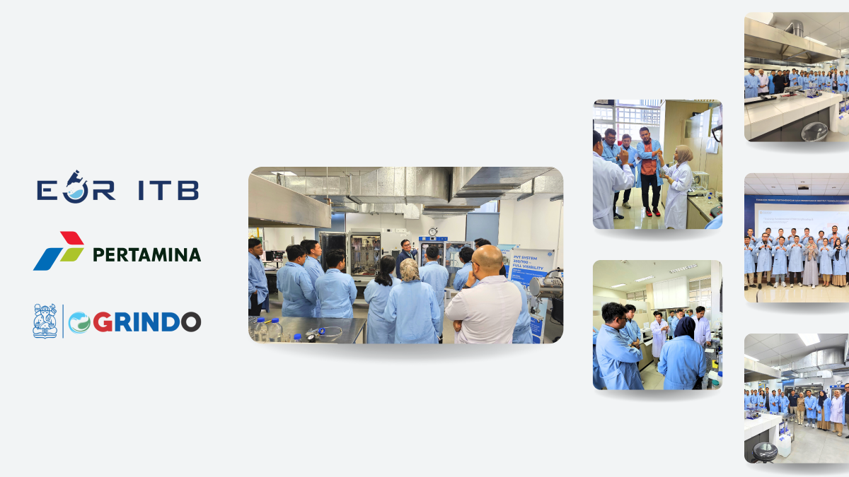 Hands-on Laboratory Training Chemical Enhanced Oil Recovery (CEOR) di Lab EOR ITB, kolaborasi dengan OGRINDO ITB menghadirkan pelatihan praktis bagi profesional industri migas.