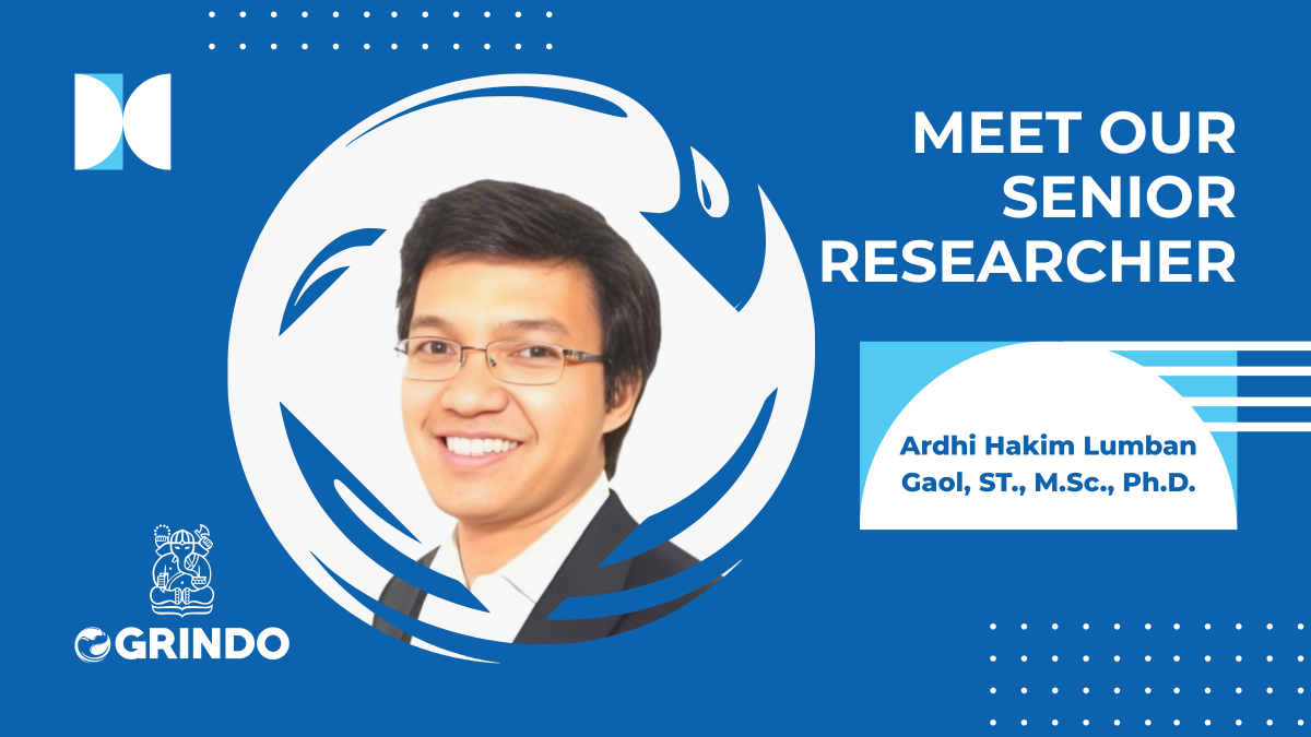 Dr. Ardhi Hakim Lumban Gaol, Senior Researcher at OGRINDO ITB, delivering a keynote presentation at ITB Energy Summit 2025, representing the integration of subsurface research, advanced technology, and industry-driven implementation in energy transition.