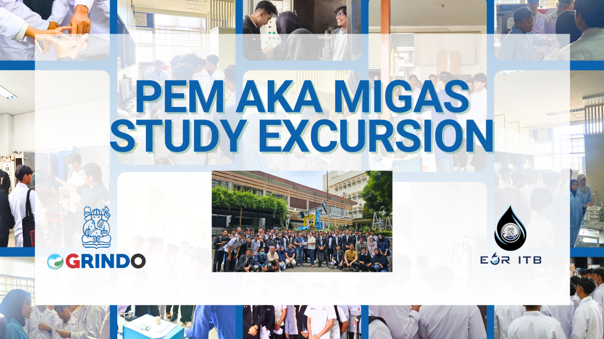 Mahasiswa PEM Akamigas saat melaksanakan studi ekskursi di Laboratorium EOR ITB dalam rangka pembelajaran Enhanced Oil Recovery dan evaluasi formasi.