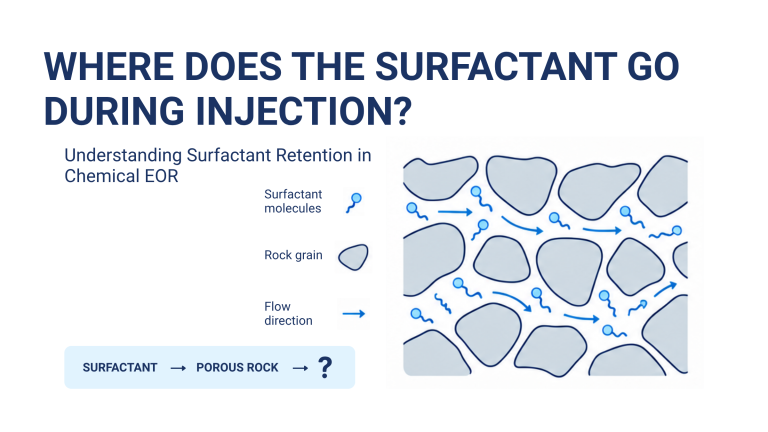 Surfactant retention in porous rock during Chemical EOR injection