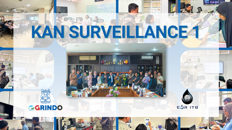 EOR Laboratory ITB team and assessors during KAN Accreditation Surveillance 1 on October 1, 2026.